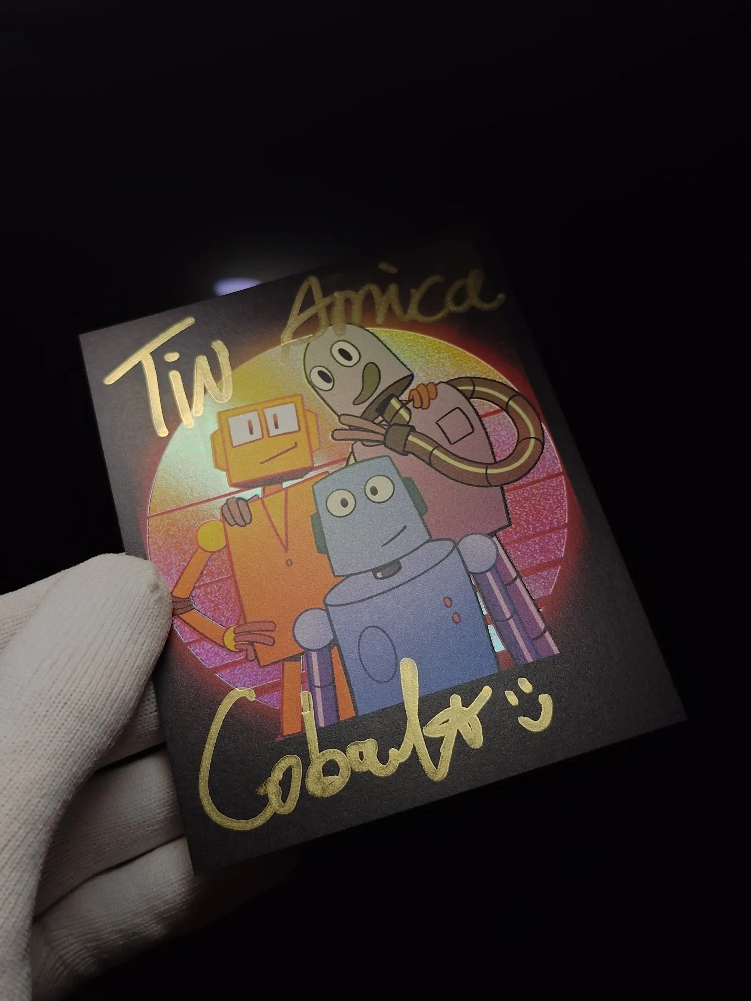 燙色大拍立得(透明粗流沙)