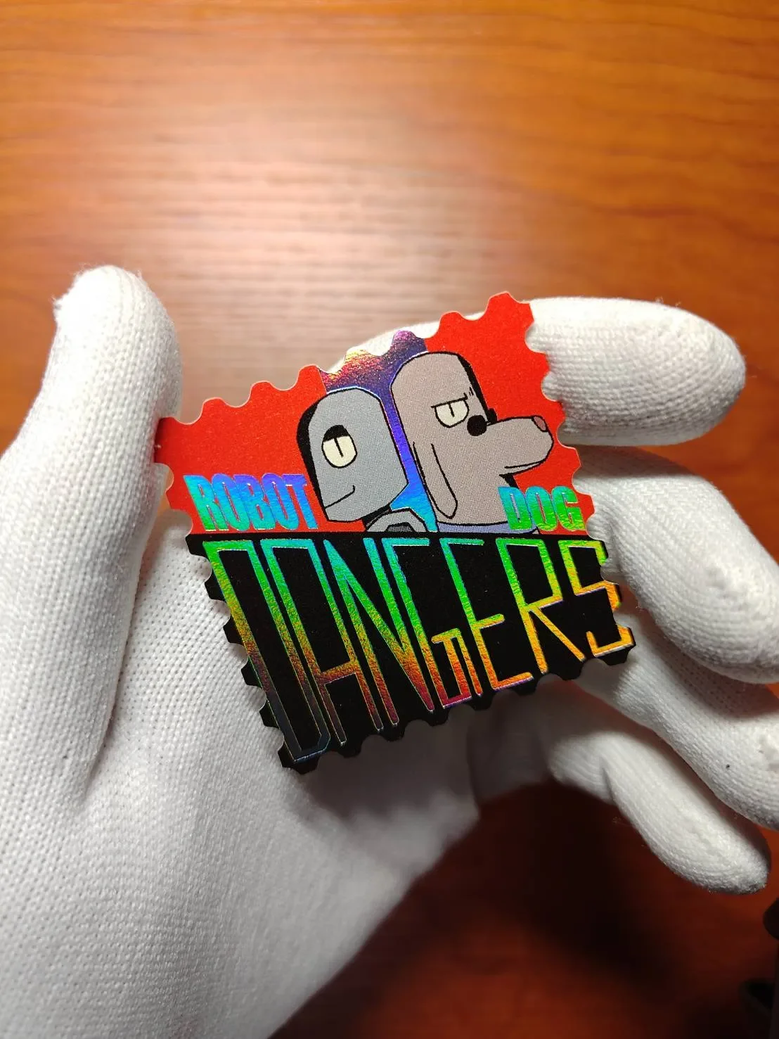 珠光紙郵票貼紙